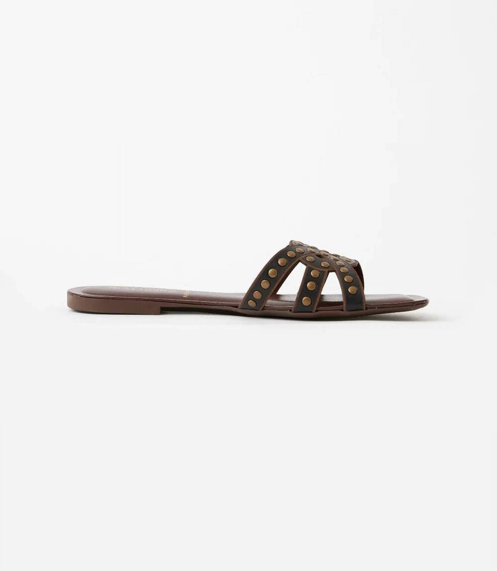 NEW SEYCHELLES women's treasure cut out slide sandals in black